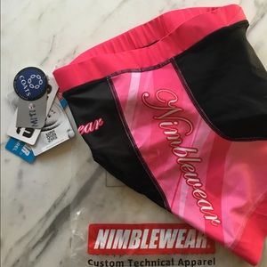 Nimblewear Women’s custom cycling shorts.